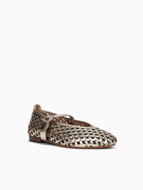 Zeynep Gold Leather Gold / 36 / M
