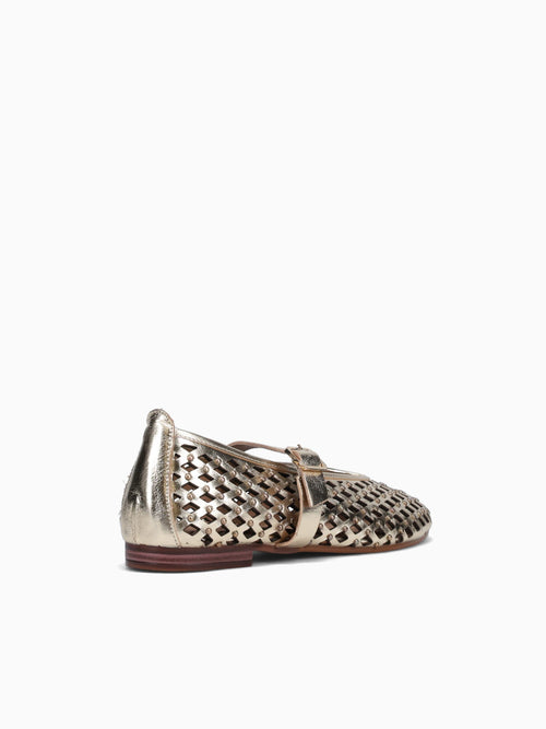 Zeynep Gold Leather Gold / 36 / M