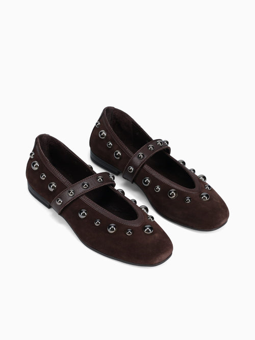 Yasemin Bitter Suede Dark Brown / 36 / M