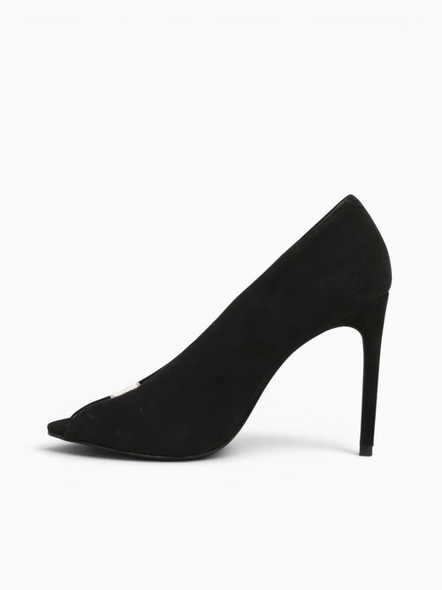 Gia Lee Black Suede Black / 5 / M