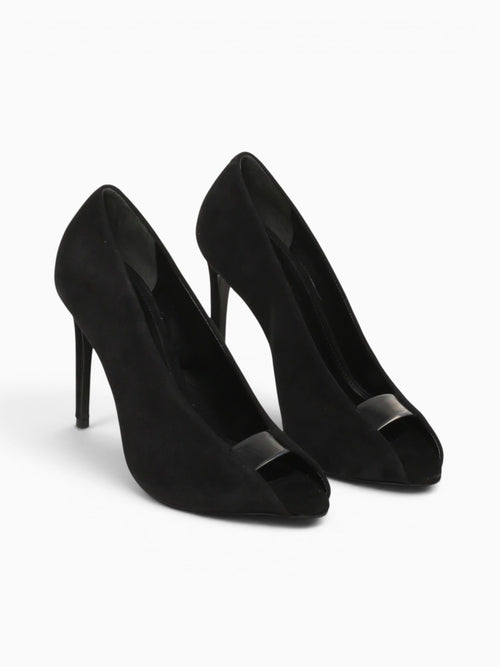 Gia Lee Black Suede Black / 5 / M