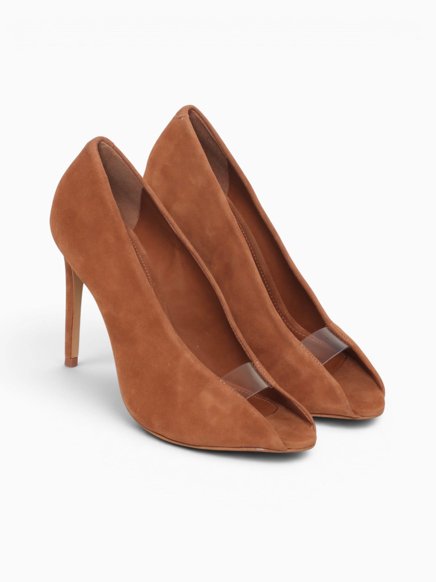 Gia Lee Red Cognac Suede Cognac / 5 / M