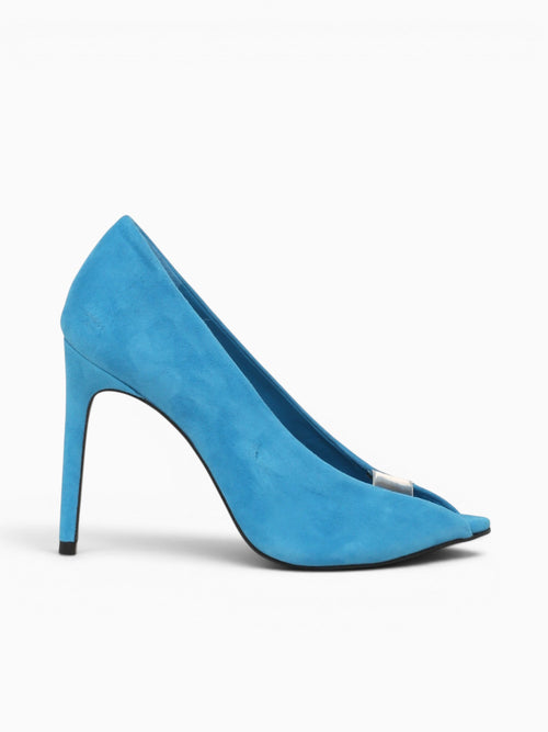 Gia Lee Blue Suede Blue / 5 / M