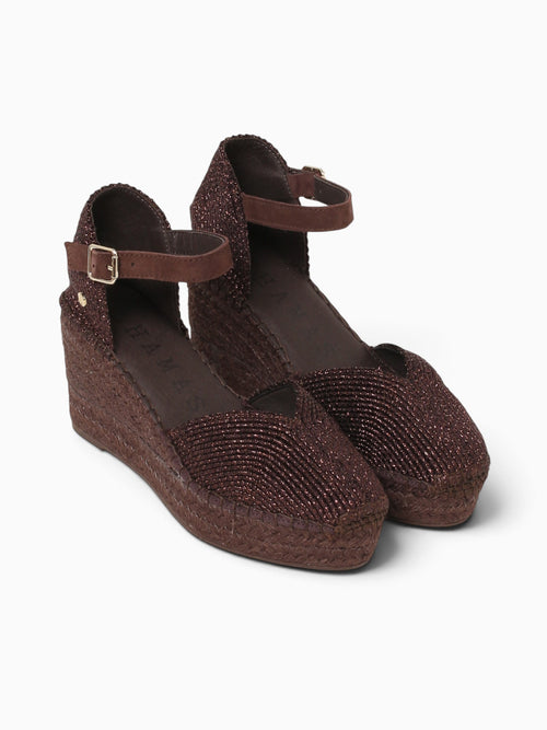 Rocio Marron Oscuro Weave Dark Brown / 36 / M