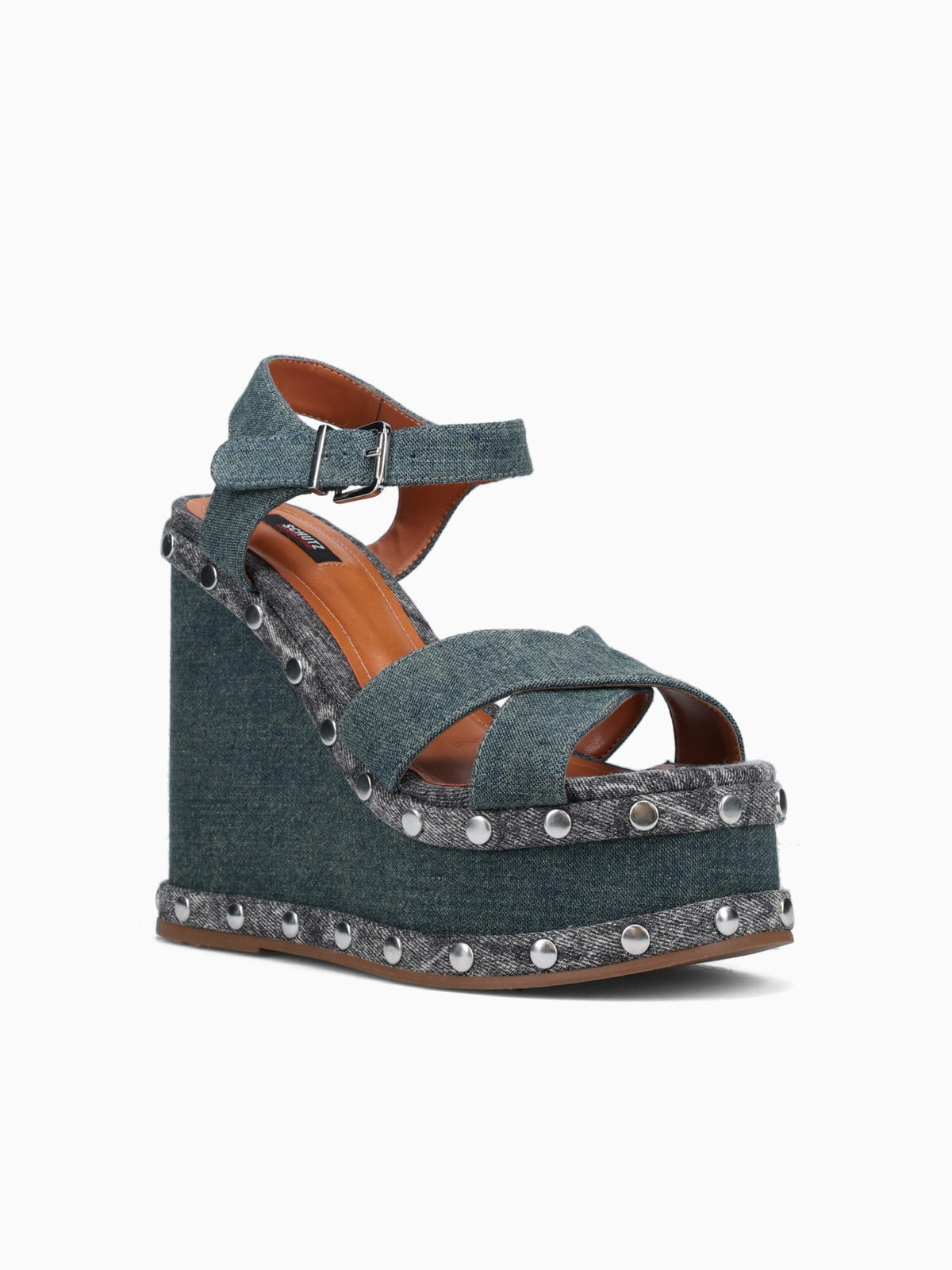Sarika Green Cuoio brown textile Green / 5 / M