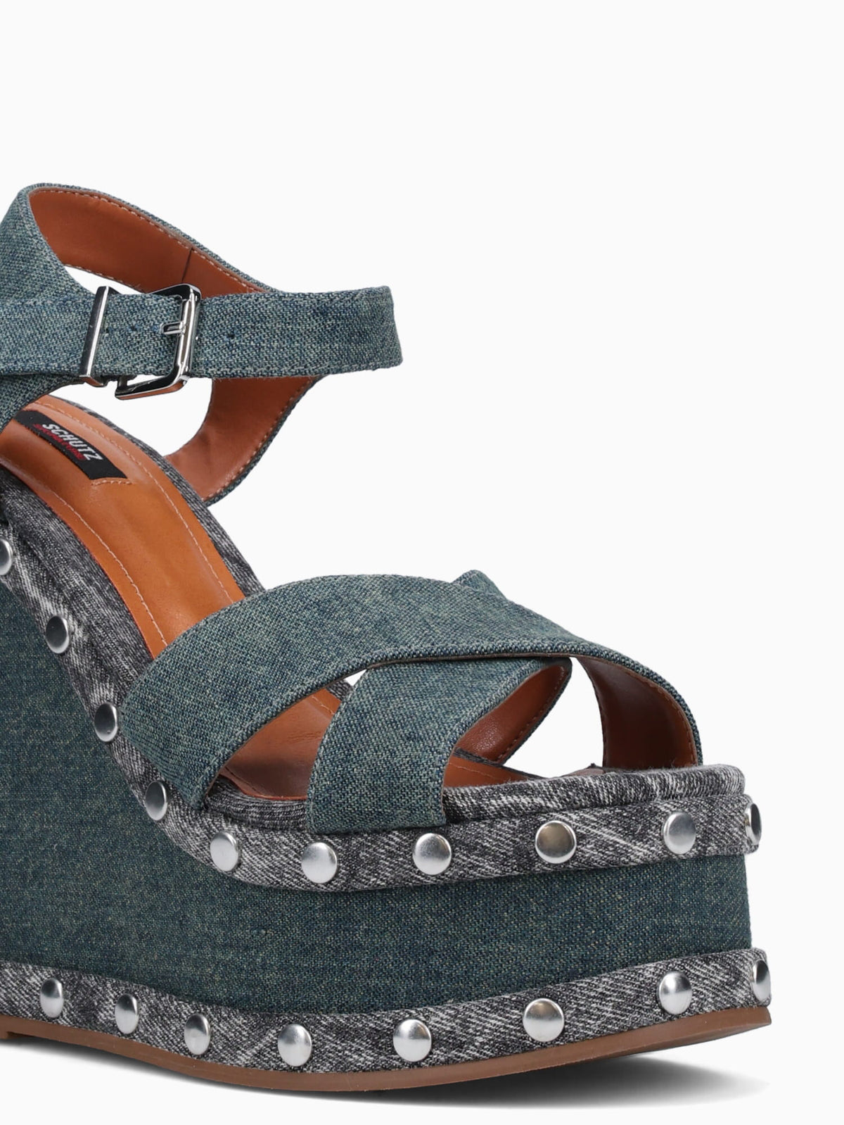 Sarika Green Cuoio brown textile Green / 5 / M