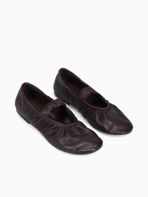 Teresa Dk.brown Leather Dark Brown / 5 / M