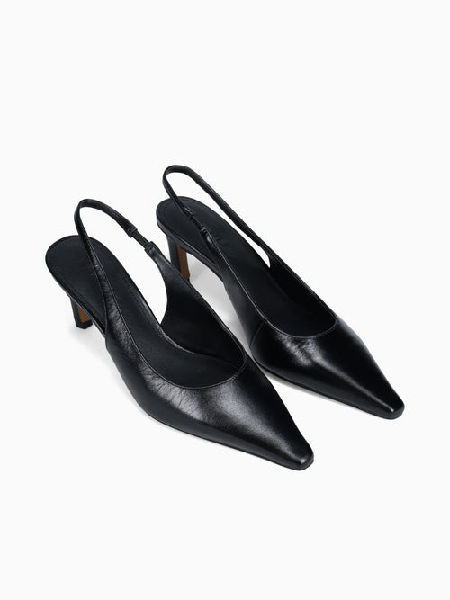 Claudia Black Leather Black / 5 / M