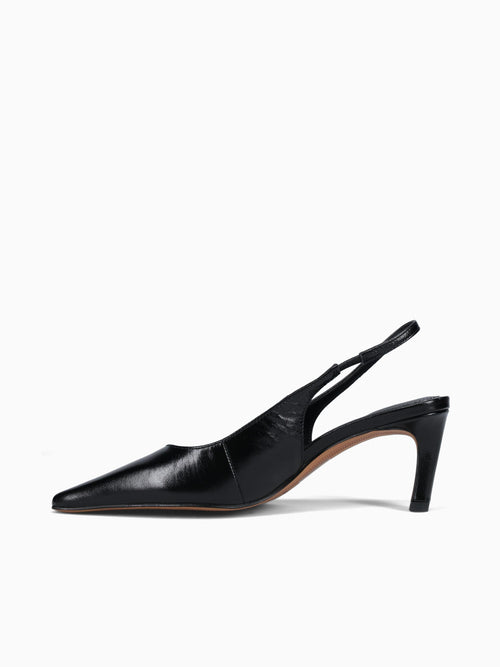 Claudia Black Leather Black / 5 / M