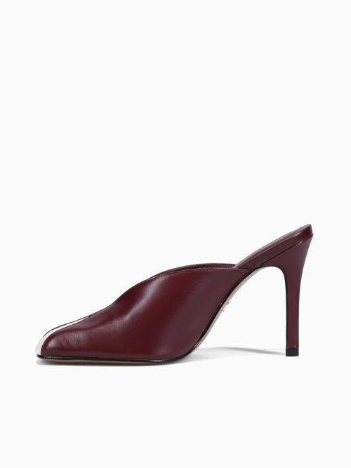 Elodie Ruby White nappa Verniz Wine / 5 / M