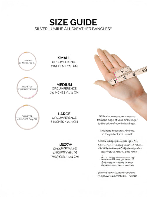 Lumine Silver All Weather Bangles Silver / S