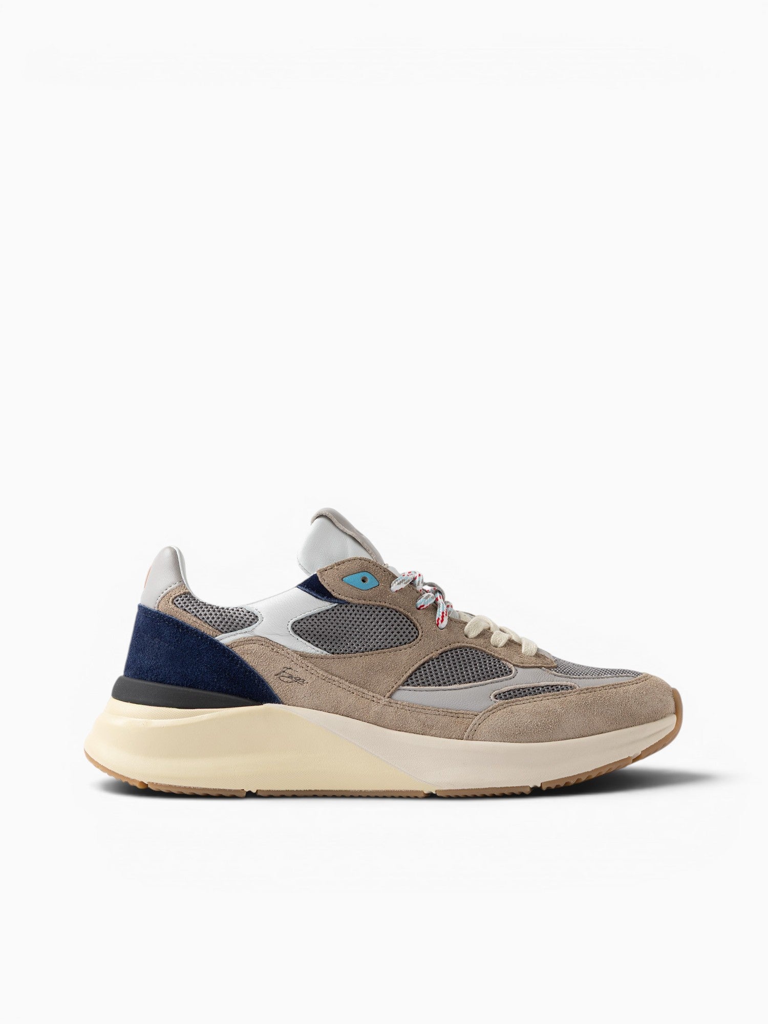 Fuga 20 Colored Mudblue Leather Blue / 41 / M
