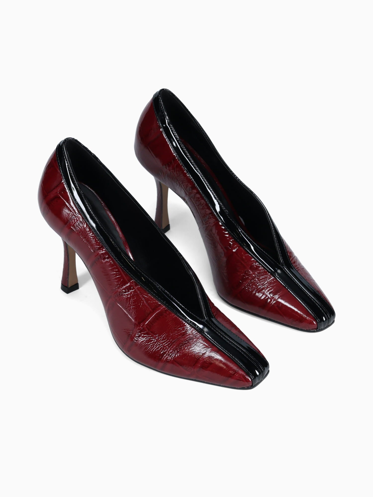 Karl Rubino Black croco patent Patent Wine / 5 / M
