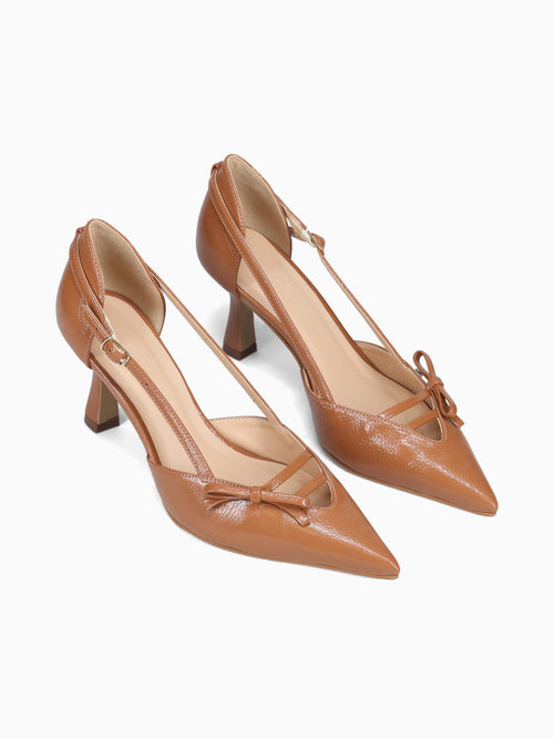 Brandade Conhaque Glossy Patent Cognac / 5 / M