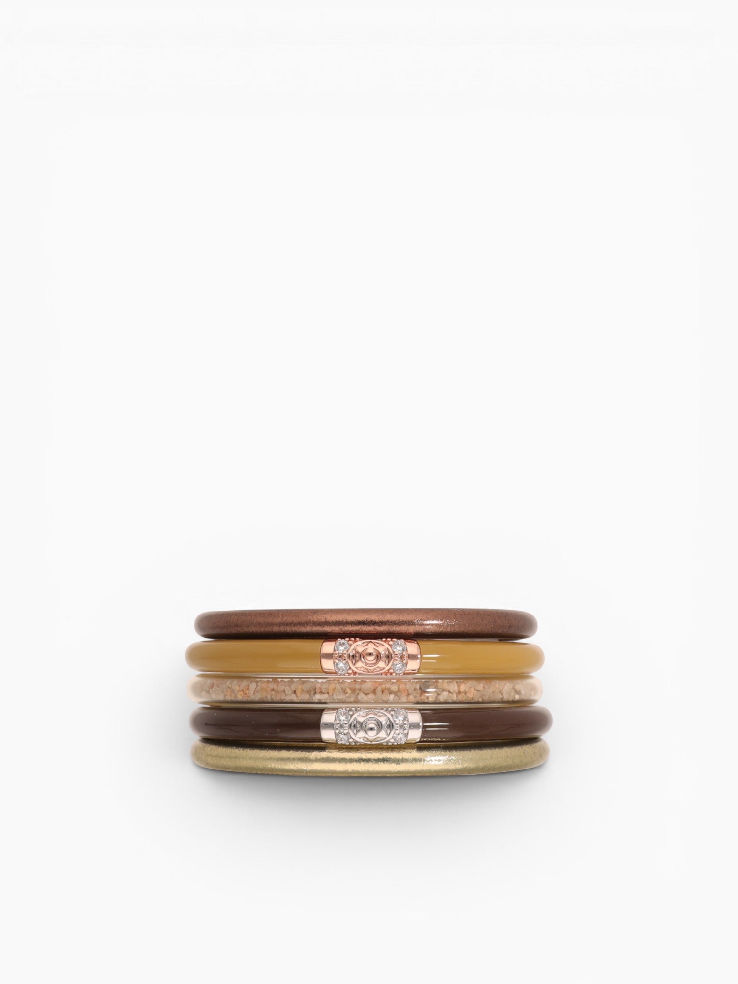 Golden Sands All Weather Bangles Gold / S