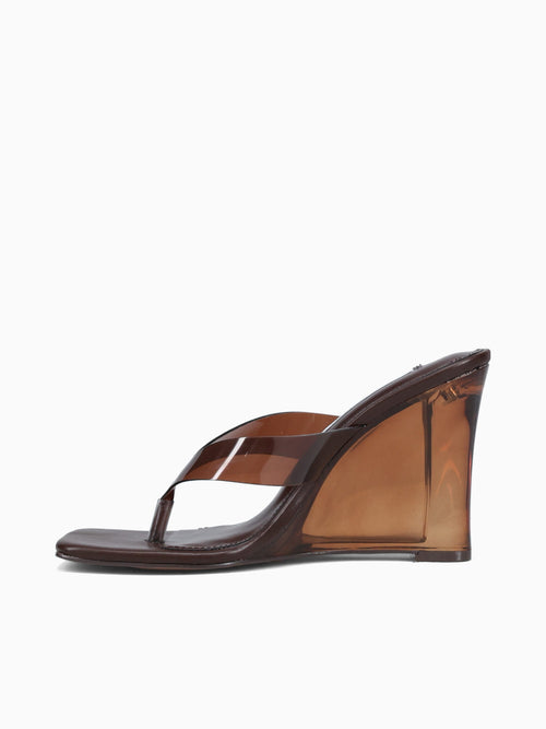 Katrine Brown Vinyl Brown / 5 / M