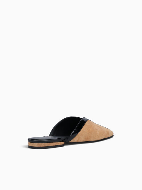 Narrows Beige Black suede Beige / 5 / M