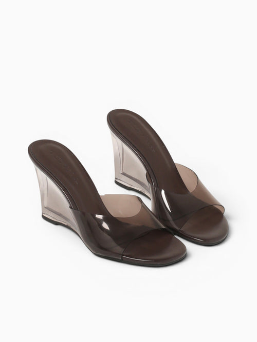 Dora Macchiato Brown vynil Brown / 5 / M