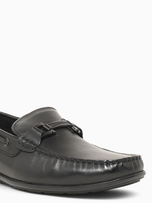 Georgie Black Leather Black / 8 / M
