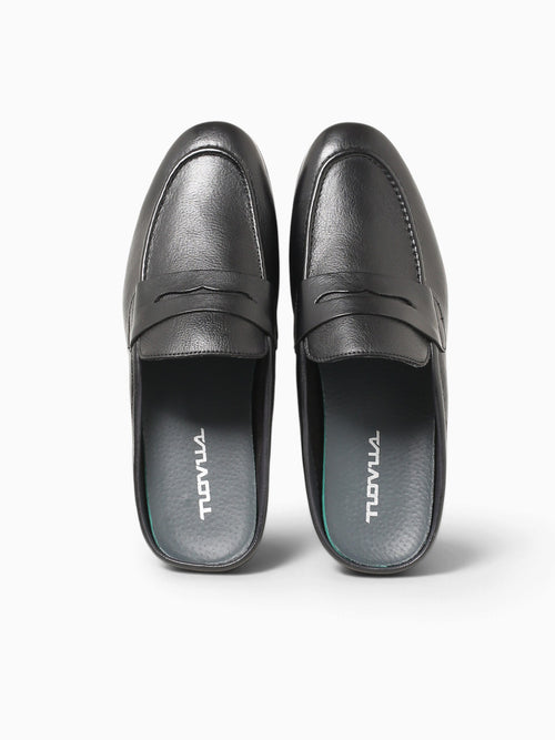 Boris Black Leather Black / 7 / M