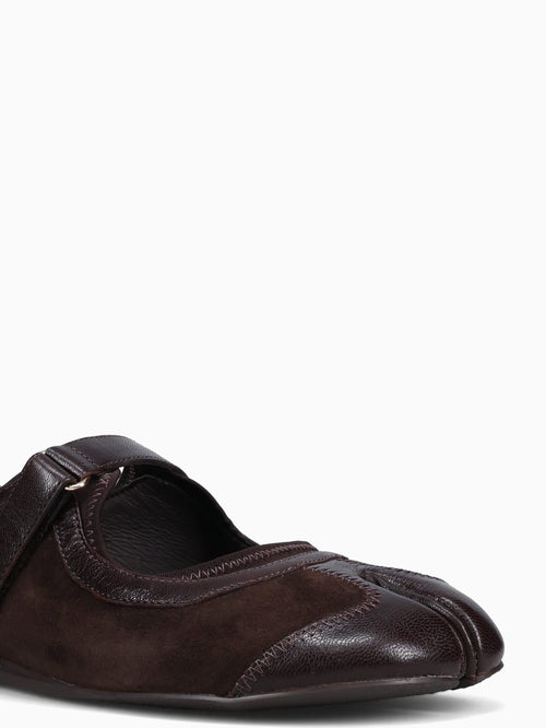 Thalion Brown Leather Suede Brown / 6 / M