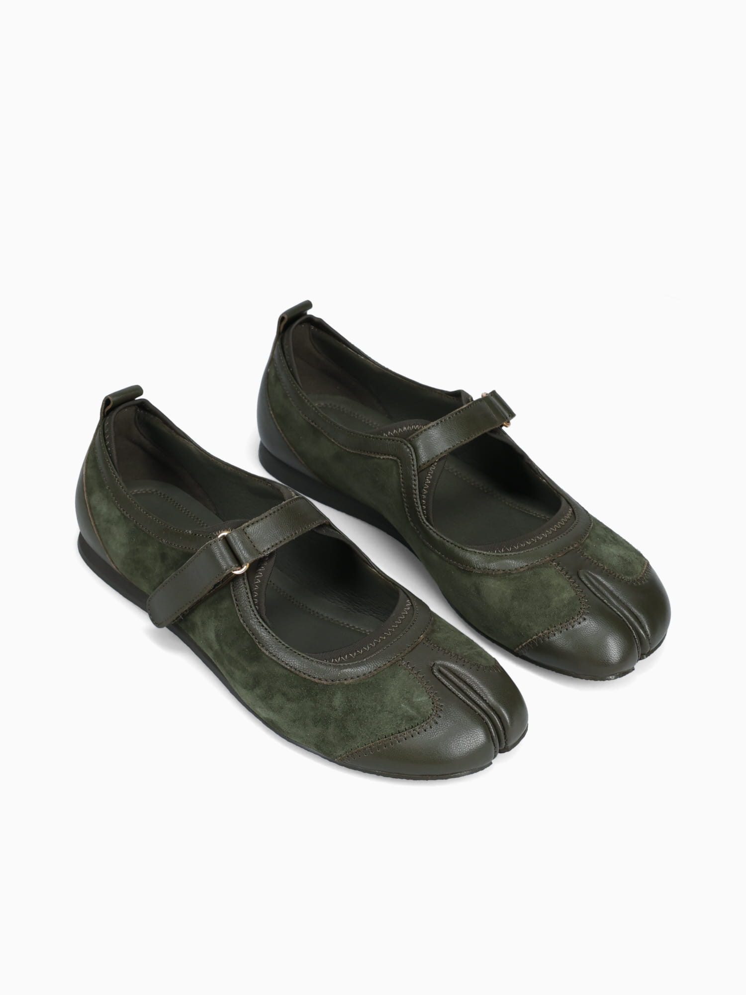 Thalion Olive Leather Suede Dark Green / 6 / M