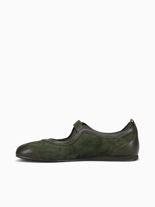 Thalion Olive Leather Suede Dark Green / 6 / M
