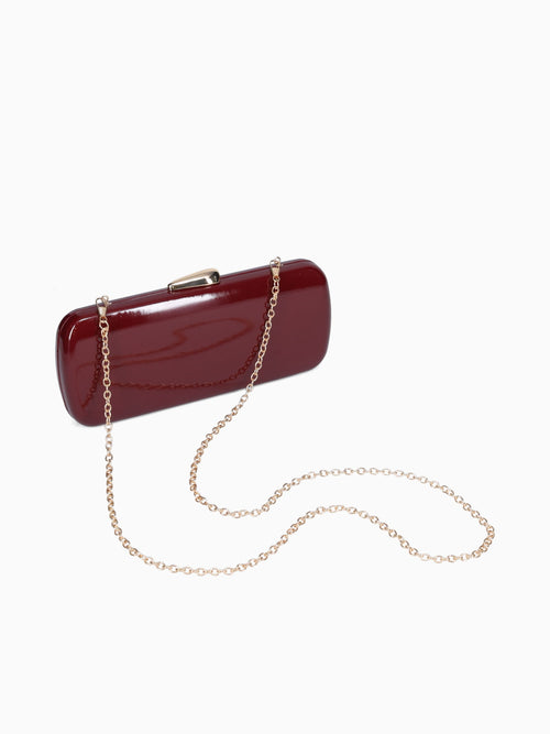 Ayla Box Bag Dark Red Dark Red