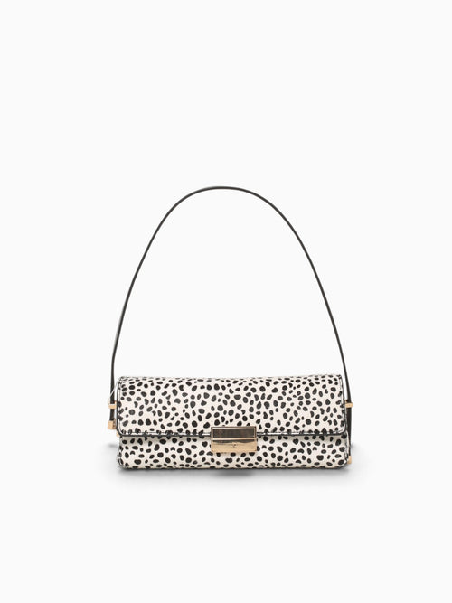 Gia Shoulder Bag White Black White Multi