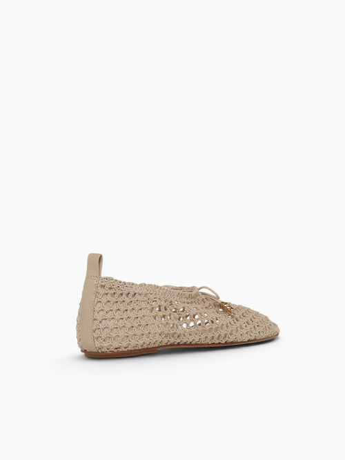 Kaylyn Oatmeal Crochet Natural / 5 / M