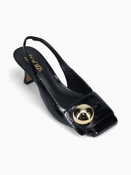 Adara Black Verniz Show Black / 5 / M