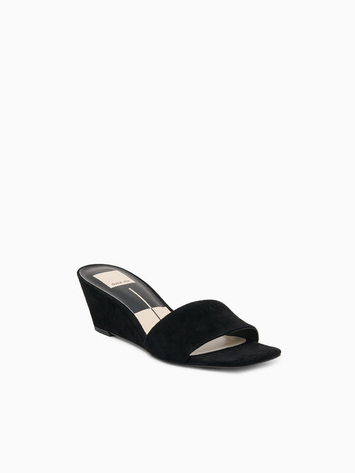 Qaily Onyx Suede Black / 6 / M