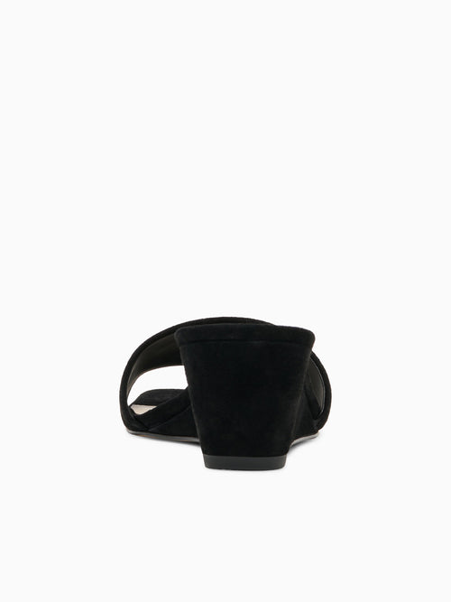 Qaily Onyx Suede Black / 6 / M