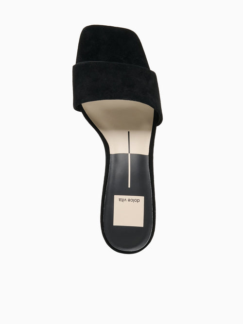 Qaily Onyx Suede Black / 6 / M