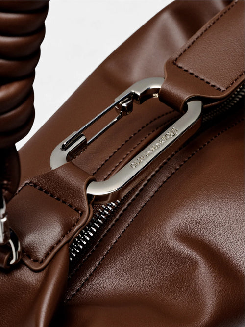 Kenza M Marron Brown
