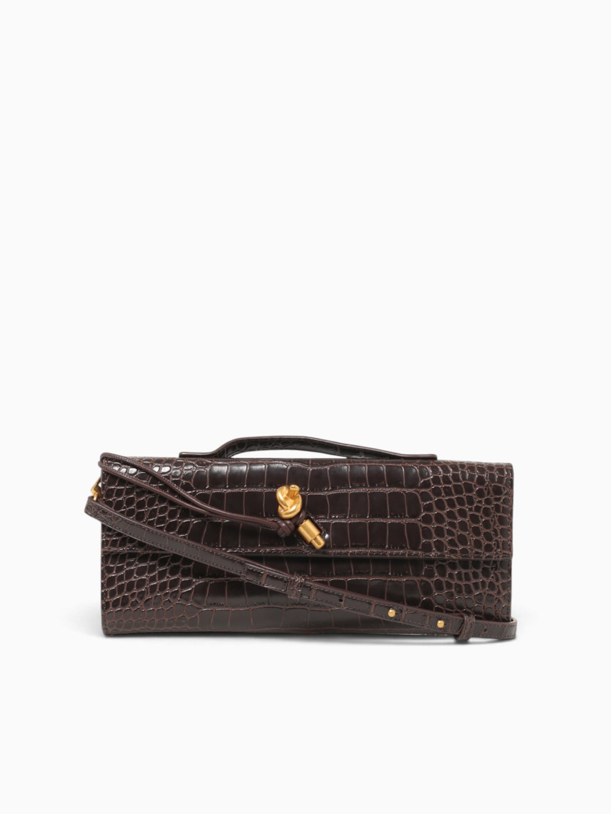 Lucia Clutch Brown Brown