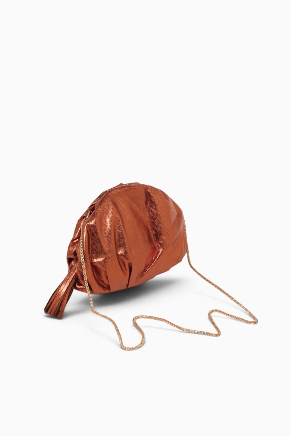 Tassel Clutch Bronze Bronze
