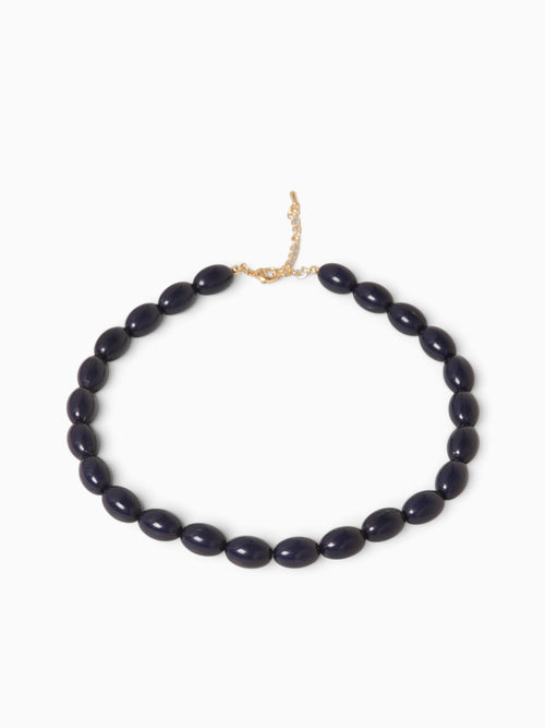 Nec Angela Navy Choker Navy