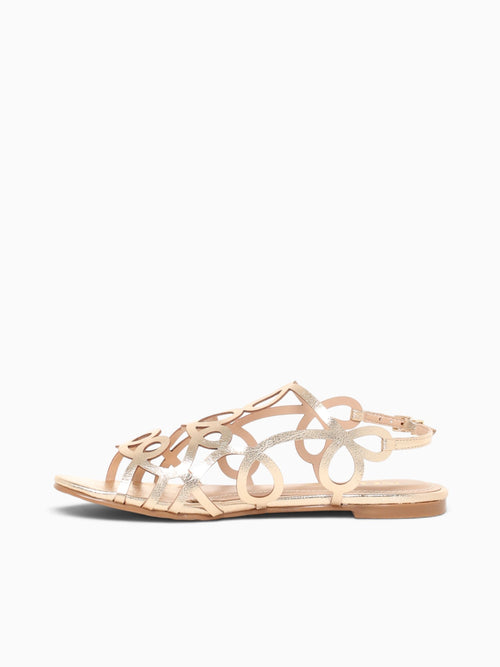 Camilla Champagne Crinkle Metal Champagne / 5 / M