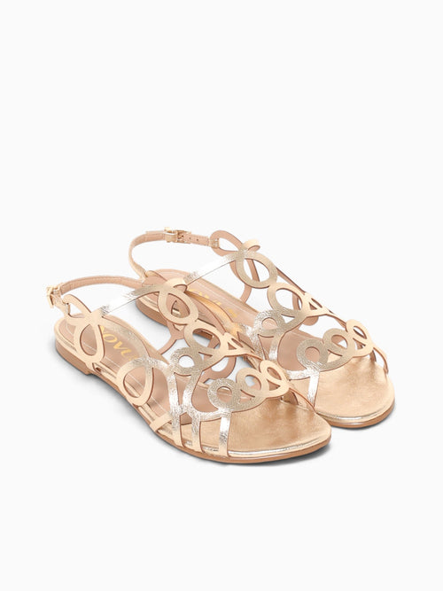 Camilla Champagne Crinkle Metal Champagne / 5 / M