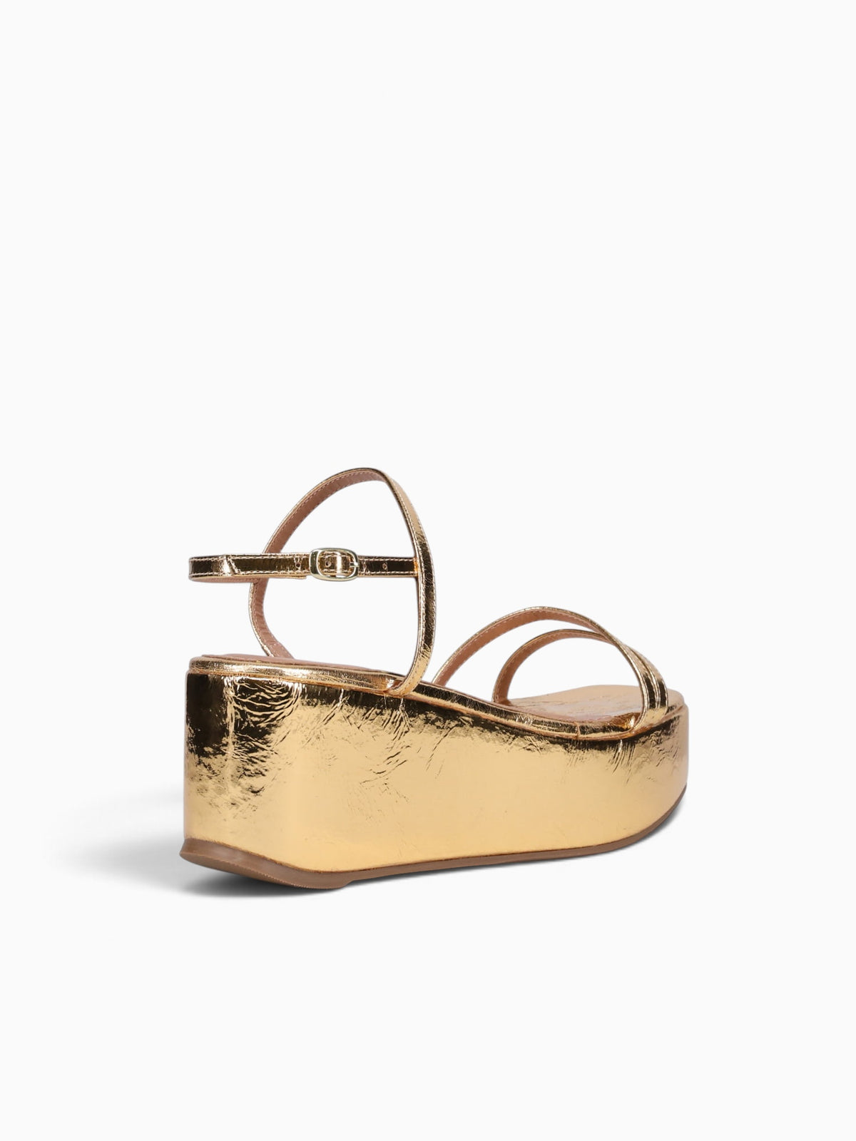 Fabiola Ouro Metal Bala Leather Gold / 5 / M