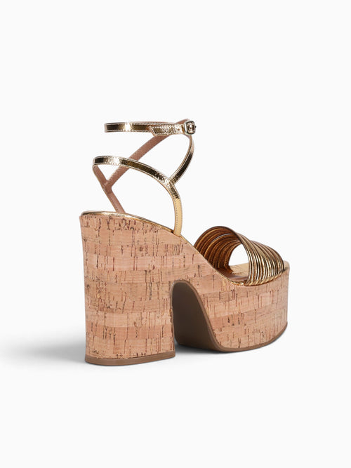 Fabiana Gold Bronze bala metal leather Gold / 5 / M