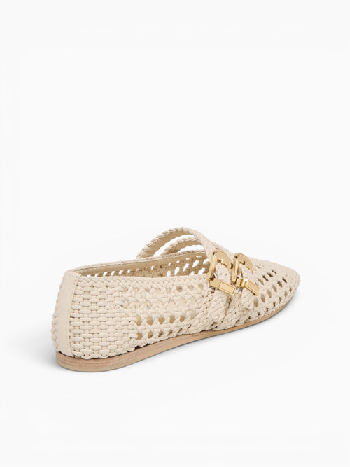 Bylee Woven Creme Woven Tan / 5 / M
