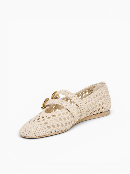 Bylee Woven Creme Woven Tan / 5 / M
