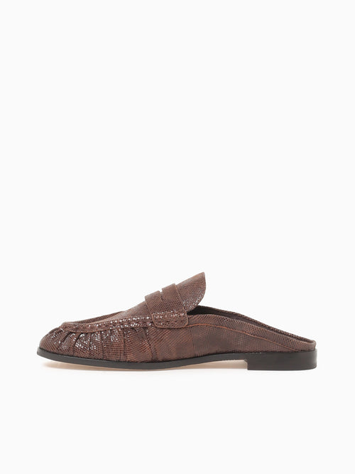 Betzy Mocha Embossed Suede Brown / 6 / M