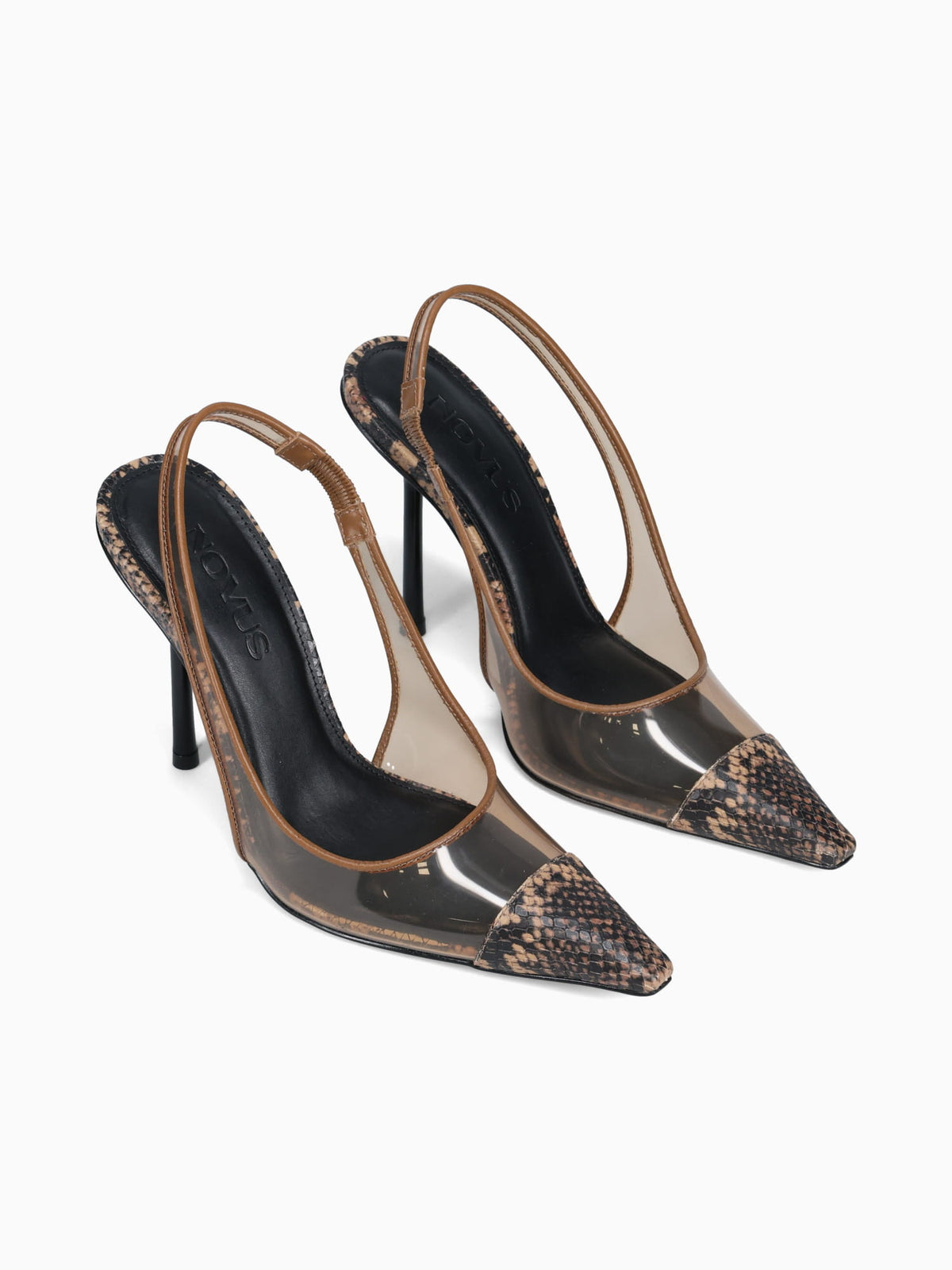 Chiara Tan Soft Snake Vinyl Tan / 5 / M