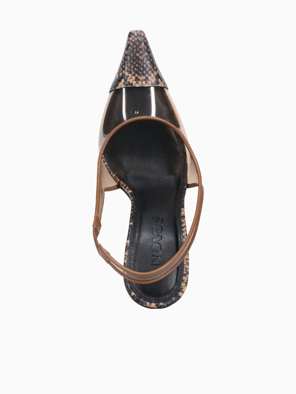 Chiara Tan Soft Snake Vinyl Tan / 5 / M