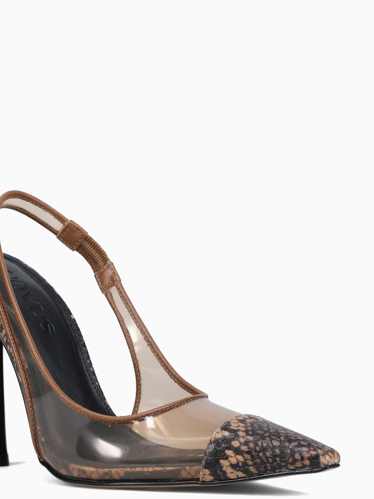 Chiara Tan Soft Snake Vinyl Tan / 5 / M