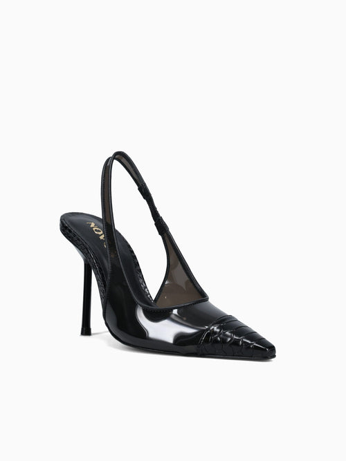 Chiara Black Snake Vinyl Black / 5 / M