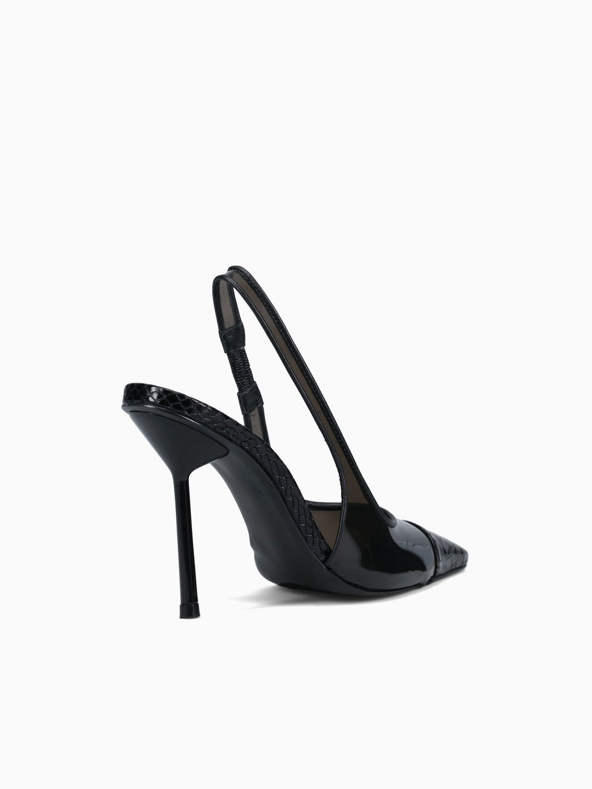 Chiara Black Snake Vinyl Black / 5 / M